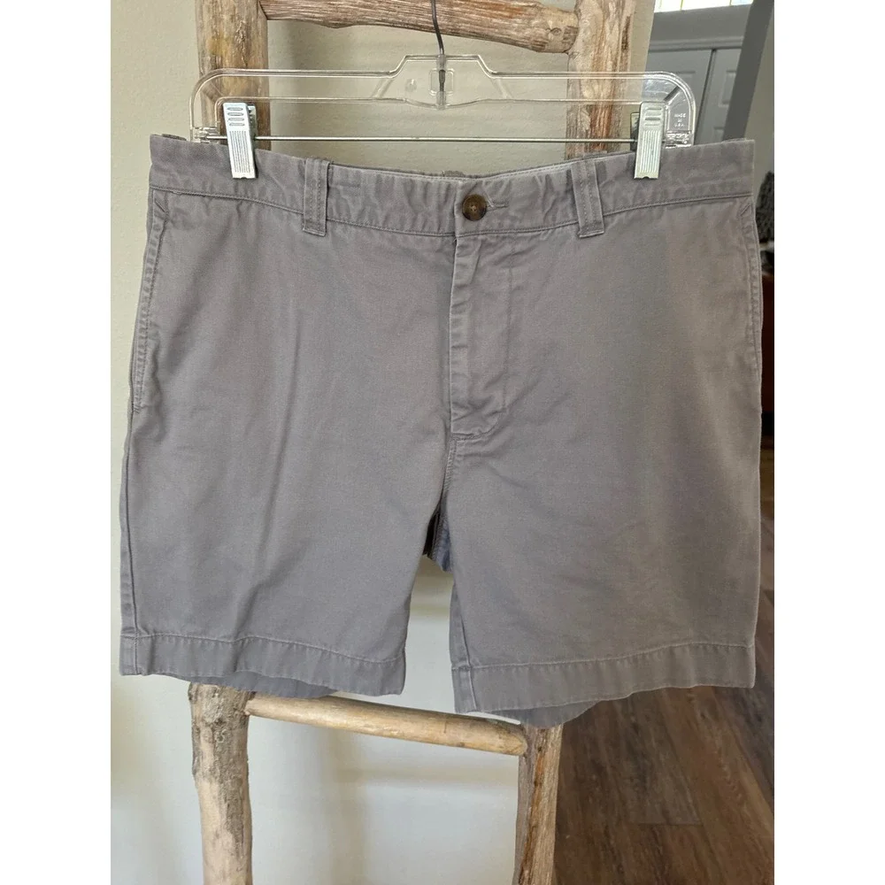 Mens J.Crew‎ Reade chino classic style washed gray size 34W 7